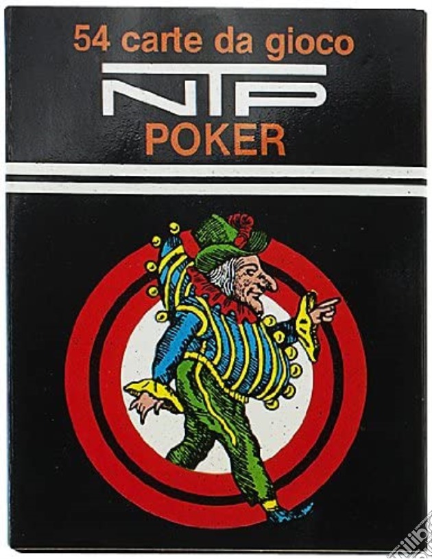 Carte Da Gioco Poker Floreale Rosso Ntp Pvc gioco di Dal Negro