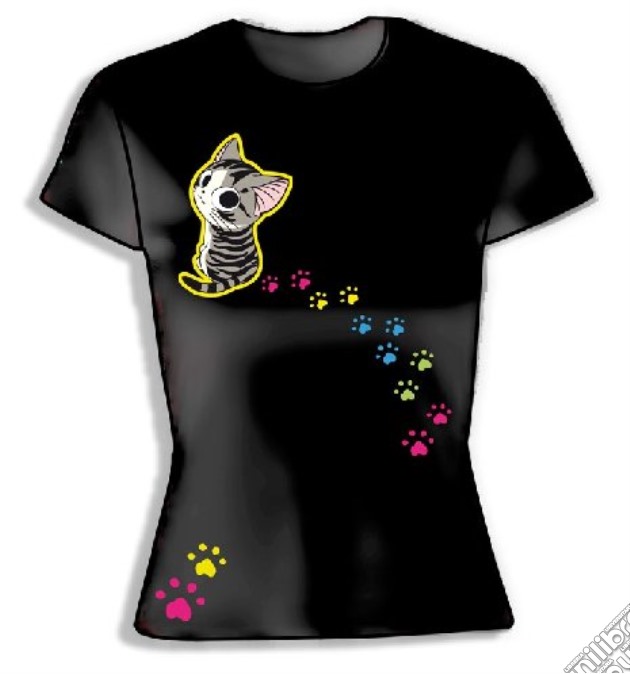 Chi T-Shirt Neon Nera Taglia S gioco di Dynit