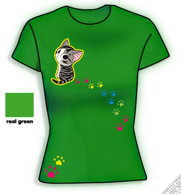 Chi T-Shirt Neon Verde Taglia S gioco di Dynit