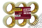 Scotch Nastro Da Imballo Heavy In Fardo (6pz) gioco di 3M
