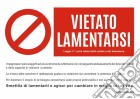 Vietato Lamentarsi - Cartello gioco di Edizioni San Paolo