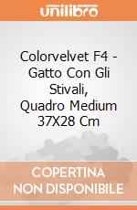 Colorvelvet F4 - Gatto Con Gli Stivali, Quadro Medium 37X28 Cm gioco di Colorvelvet