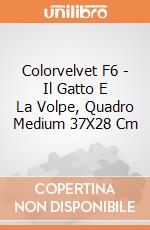 Colorvelvet F6 - Il Gatto E La Volpe, Quadro Medium 37X28 Cm gioco di Colorvelvet