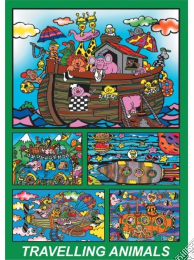 Colorvelvet Box1 - Arca Di Noe', Scatola 40,5X24,5X2 Cm gioco di Colorvelvet