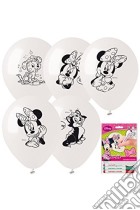 Disney: Minnie - Kit Palloncini Fantasia E Colora - 5 Palloncini Con Pennarelli gioco di Giocoplast