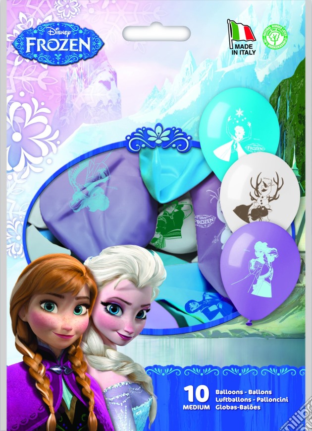 Frozen - Palloncino Assortito 10 Pz gioco di Giocoplast