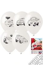 Cars - Kit Palloncini Fantasia E Colora - 5 Palloncini Con Pennarelli gioco di Giocoplast