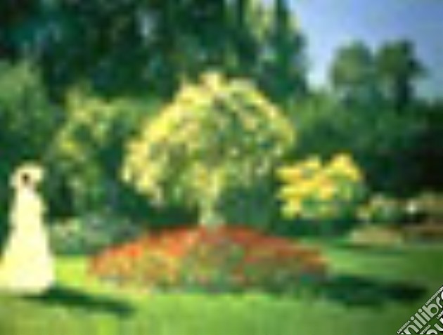 Monet, Dame In Garten 1867 puzzle di MONET, DAME IN GARTEN 1867