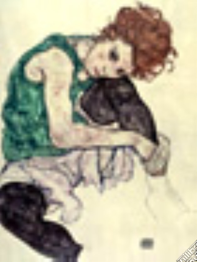 E. Schiele, Donna Seduta, 1917 puzzle di E. SCHIELE, DONNA SEDUTA, 1917