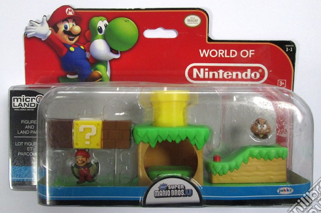 Micro Figure Nintendo Playset Sq. Mario gioco di FIGU