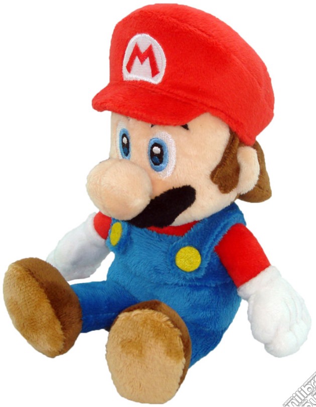 Peluche Super Mario Bros 21cm Mario gioco di PLH