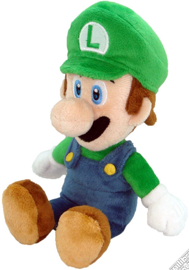 Peluche Super Mario Bros 22cm Luigi gioco di PLH