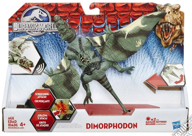 Figure Jurassic W. Growlers Dimorphodon gioco di FIGU