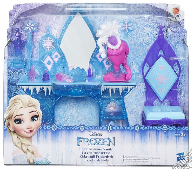 Frozen Scene Set Elsa Glimmer Vanity gioco di BAM