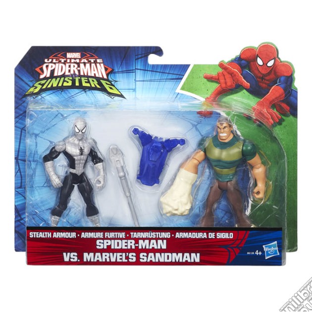 Figure Spiderman Vs Uomo Sabbia gioco di FIGU