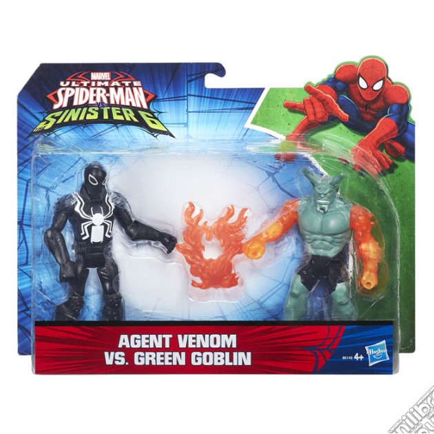 Figure Agent Venom Vs Green Goblin gioco di FIGU