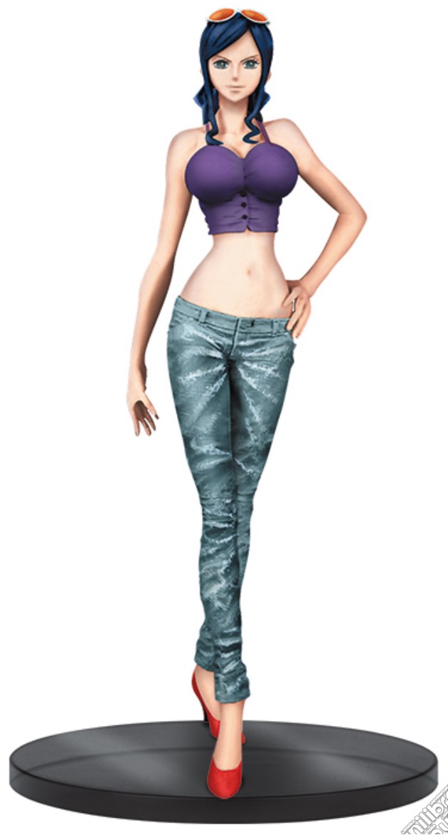 Figure One Piece Nico Robin Jeans-Purple gioco di FIGU