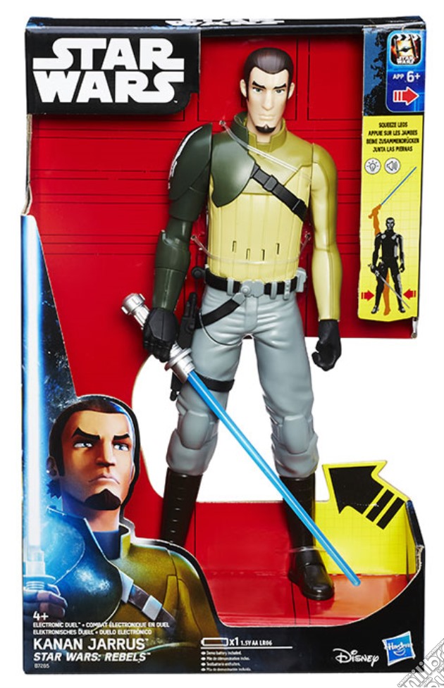 Figure Star Wars Kanan Jarrus elettron. gioco di FIGU