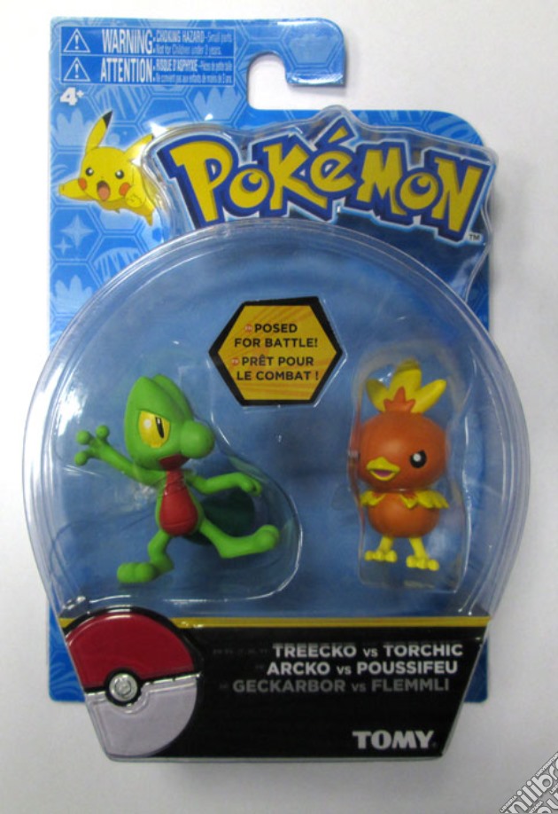 Figure Pokemon Treecko Vs Torchic gioco di FIGU