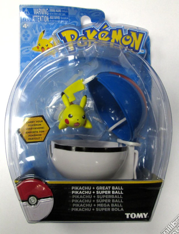 Figure Pokemon Pikachu+Great Ball gioco di FIGU