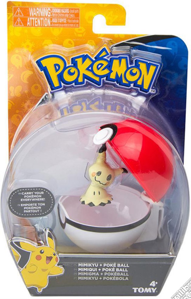 Figure Pokemon Mimikyu + Poke Ball gioco di FIGU