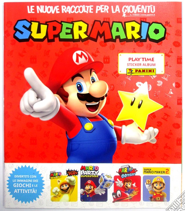 PANINI Stickers Super Mario Album gioco di CAR
