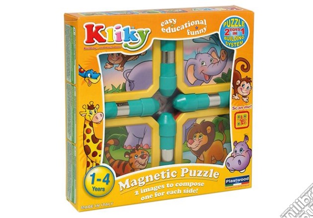 Kliky Magnetic Puzzle Orange Safari gioco di Dal Negro