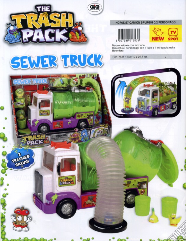 Trash Pack - Camion Spurghi gioco di Gig