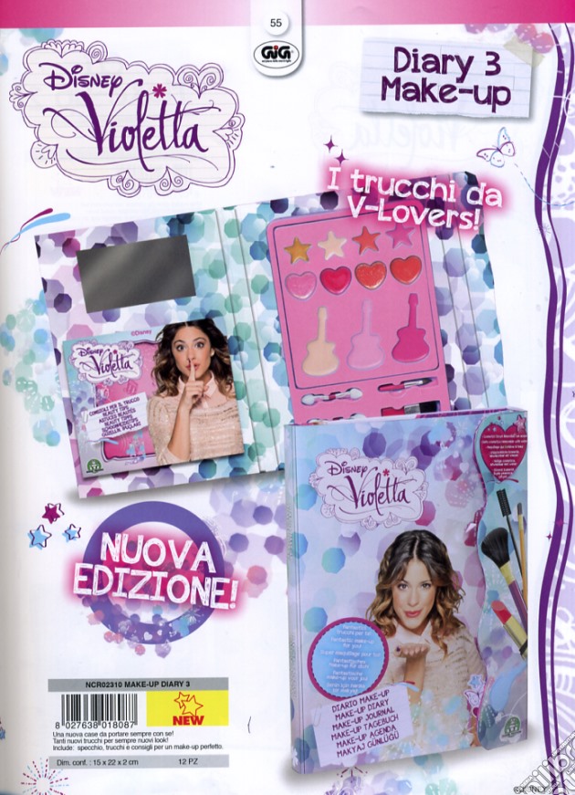 Violetta - Diario Make-Up 3 gioco di Gig