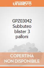 GPZ03042 Subbuteo blister 3 palloni giochi