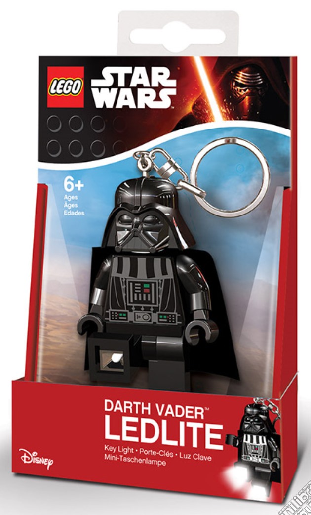 Portachiavi con luce Lego Darth Vader gioco di GAF