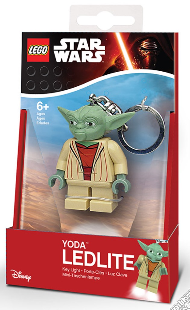 Portachiavi Torcia LEGO SW Yoda gioco di GAF
