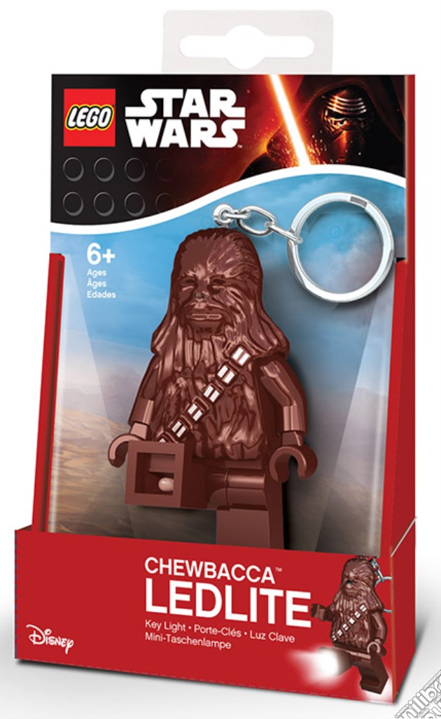Portachiavi con luce Lego Chewbacca gioco di GAF