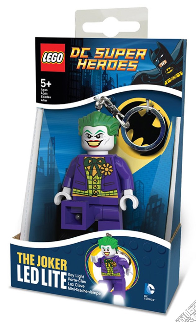 Portachiavi con luce Lego Joker gioco di GAF