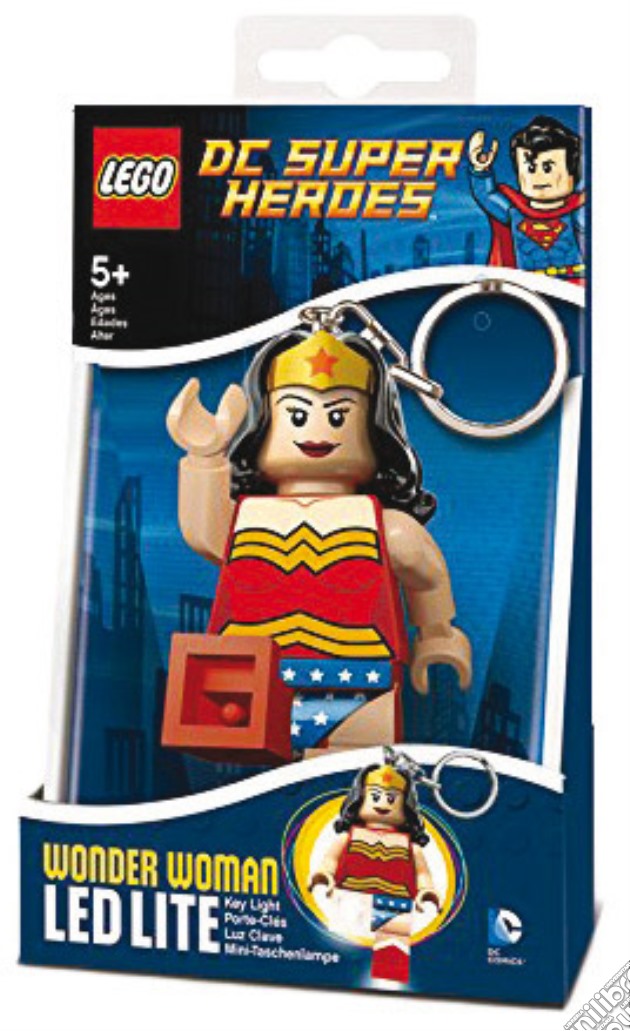 Portachiavi con luce Lego Wonder Woman gioco di GAF