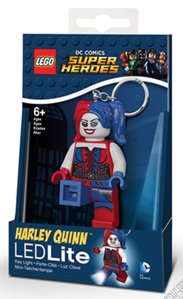 Portachiavi con luce Lego Harley Queen gioco di GAF