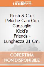 Plush & Co.: Peluche Cani Con Gunzaglio Kicki's Friends - Lunghezza 21 Cm. giochi