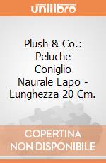 Plush & Co.: Peluche Coniglio Naurale Lapo - Lunghezza 20 Cm. giochi