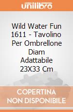 Wild Water Fun 1611 - Tavolino Per Ombrellone Diam Adattabile 23X33 Cm gioco di Wild Beach Art