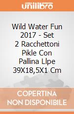 Wild Water Fun 2017 - Set 2 Racchettoni Pikle Con Pallina Llpe 39X18,5X1 Cm gioco di Wild Beach Art