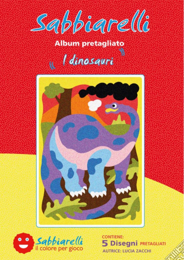 Sabbiarelli Album I Dinosauri gioco di CREA