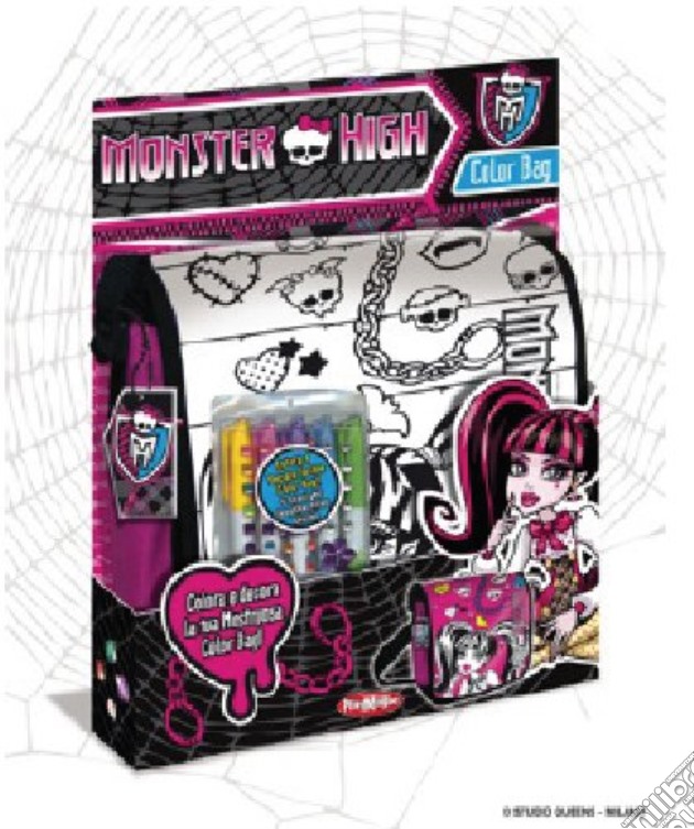 Monster High - Borsa Bandolera Da Colorare gioco di PlayMagic