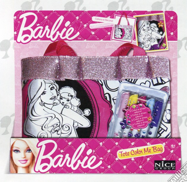 Barbie - Borsa Tote Da Colorare gioco di Nice