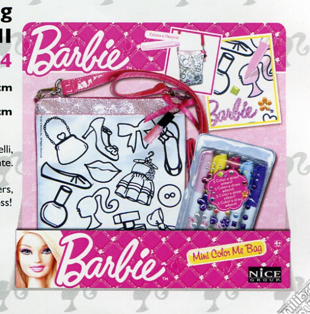 Barbie - Borsa Mini Da Colorare gioco di Nice