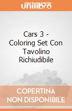 Cars 3 - Coloring Set Con Tavolino Richiudibile gioco di Joko