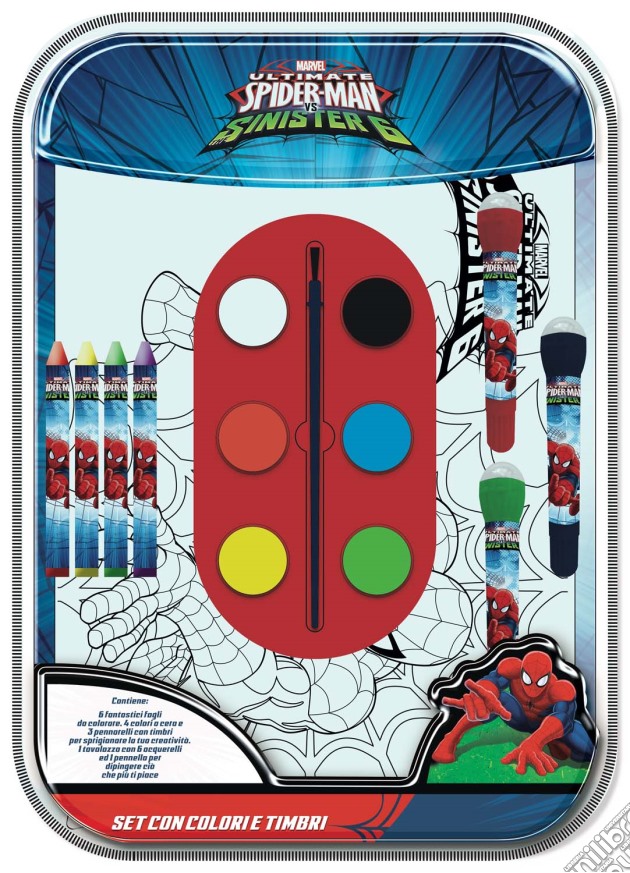 Spider-Man - Set Con Colori E Timbri gioco di Joko