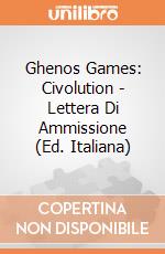 Ghenos Games: Civolution - Lettera Di Ammissione (Ed. Italiana) giochi