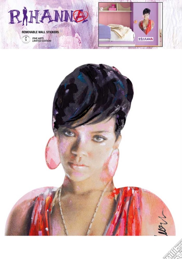 Imagicom: Rihanna Wall Sticker 2 Fogli A3 gioco di Imagicom