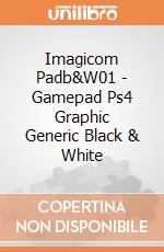 Imagicom Padb&W01 - Gamepad Ps4 Graphic Generic Black & White gioco di Imagicom
