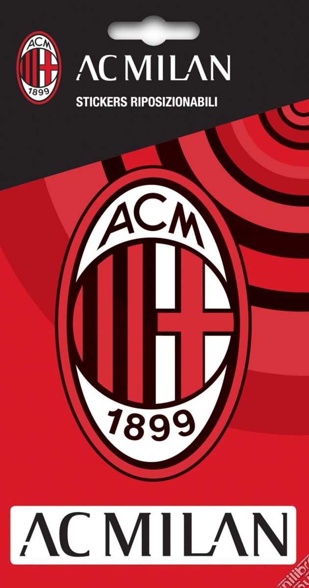 Calcio: Imagicom - Wallmil100 - Ac Milan Pvc Sticker Logo gioco di Imagicom